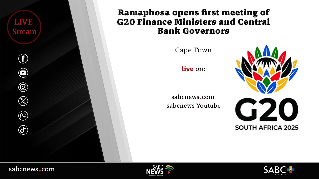Ramaphosa opens first meeting of G20 Finance Ministers and Central Bank Governors