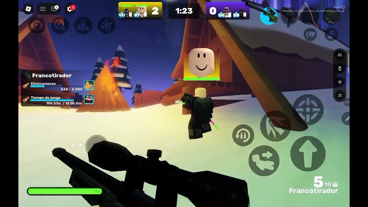 Jugando rivals solo con franco guadaña y botiquin