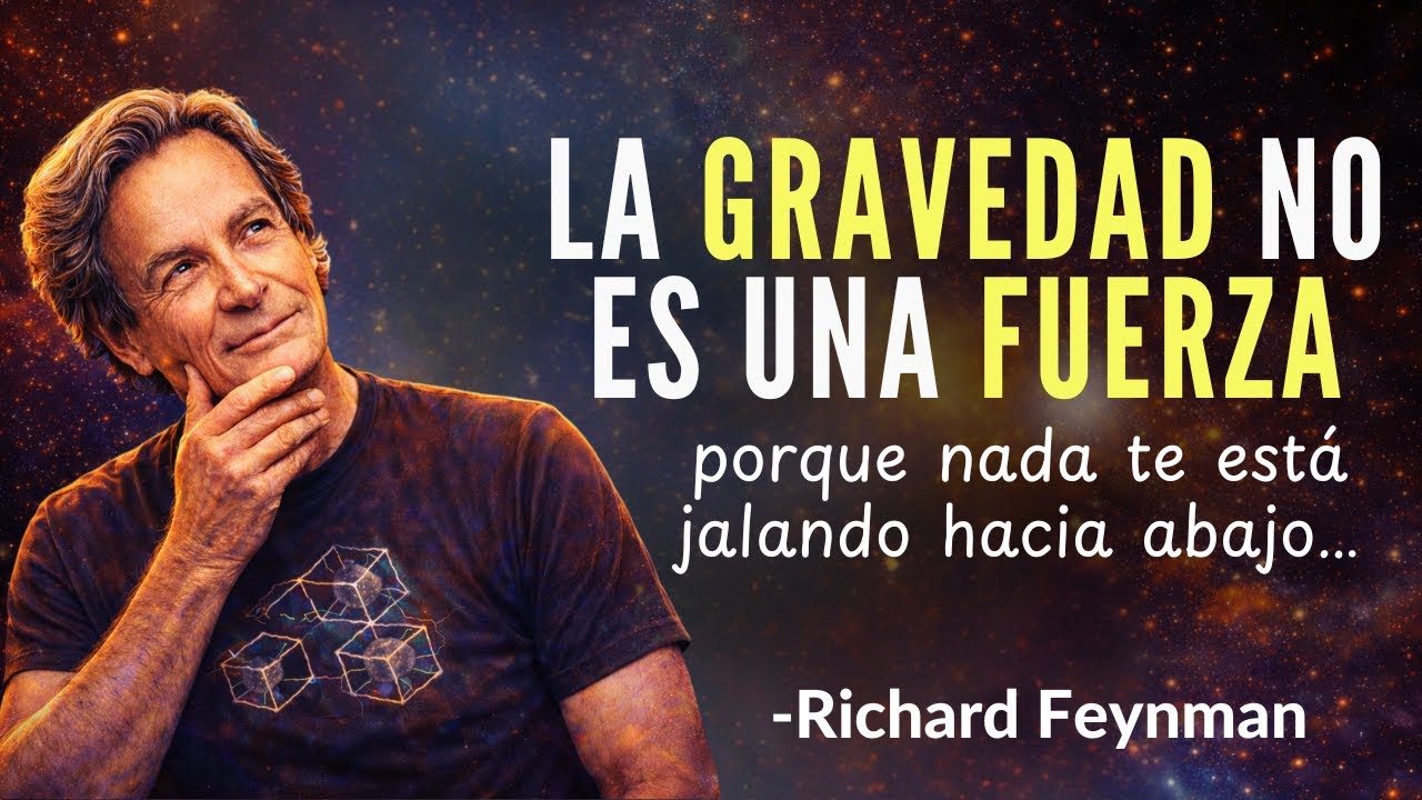 Richard Feynman explica lo que todos entienden mal sobre la gravedad.