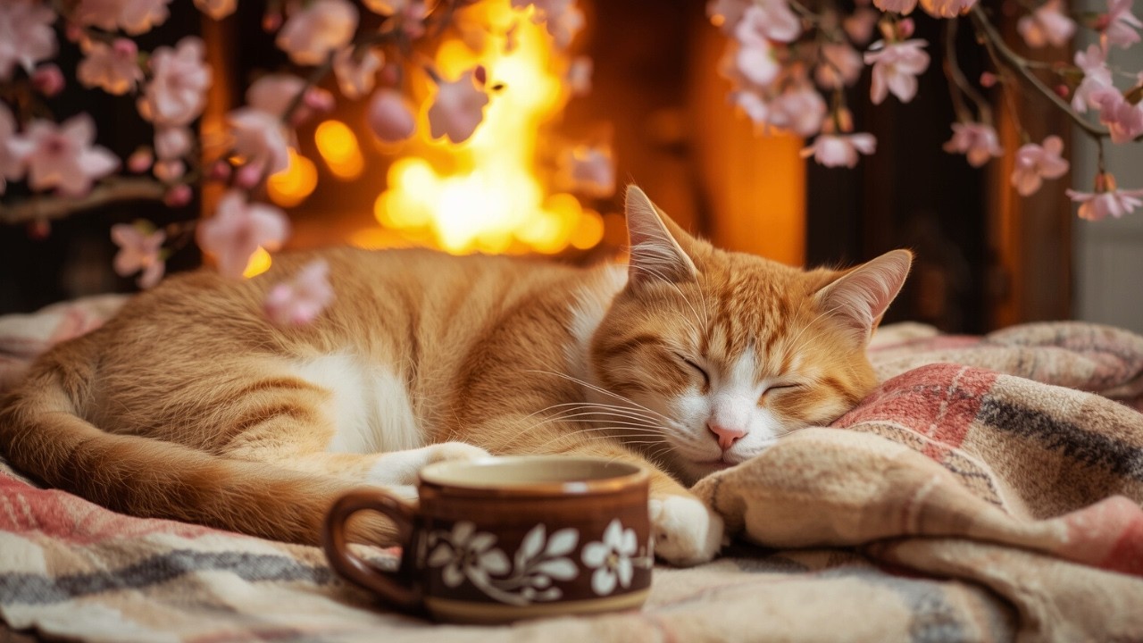 Relaxing Cat Music 🌸 Best Piano for Cats to Sleep Music for Cats