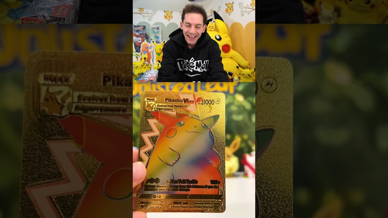 ILLEGAL Gold Pok&eacute;mon Cards Found 👀