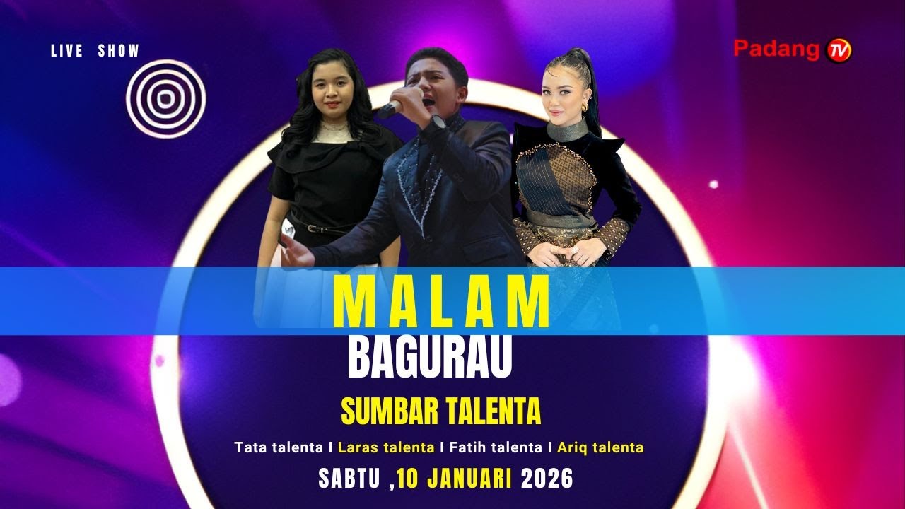 LIVE; Malam Bagurau Basamo Sumbar Talenta