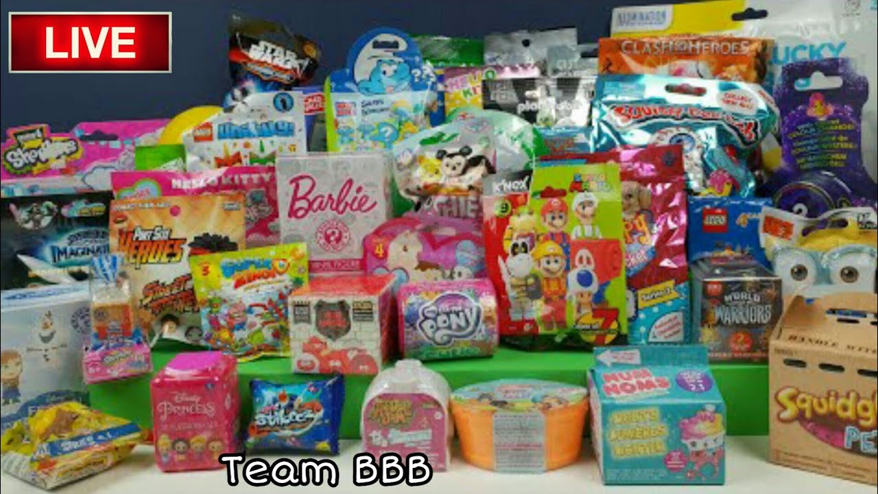 TeamBBB Toy Unboxing Live Stream 8! Funko Disney Red Noses Superzings Knex Lego