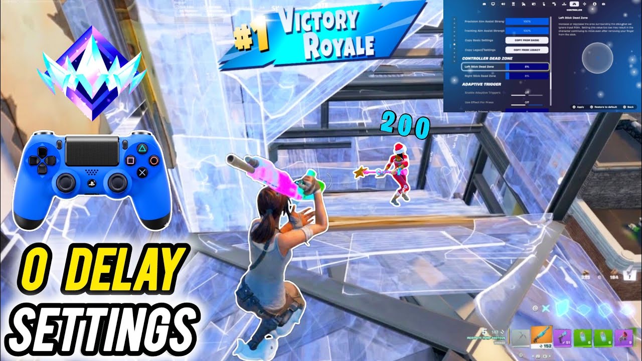 The Only PS4 Controller Settings that can BEAT PC Players (0 Delay)