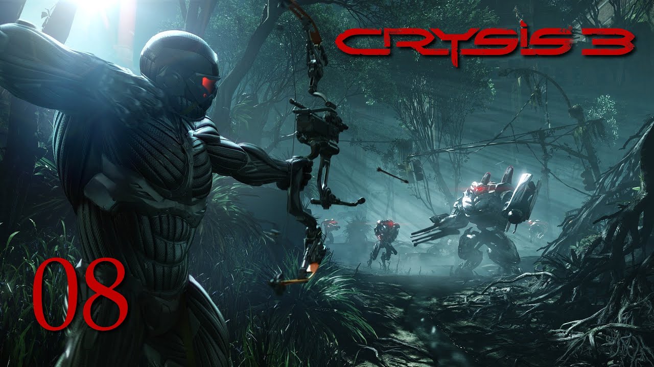 ZAGRAJMY W CRYSIS 3 REMASTERED 1080p (PC) #8 - CEPH MASTERMIND BOSS - WALKA