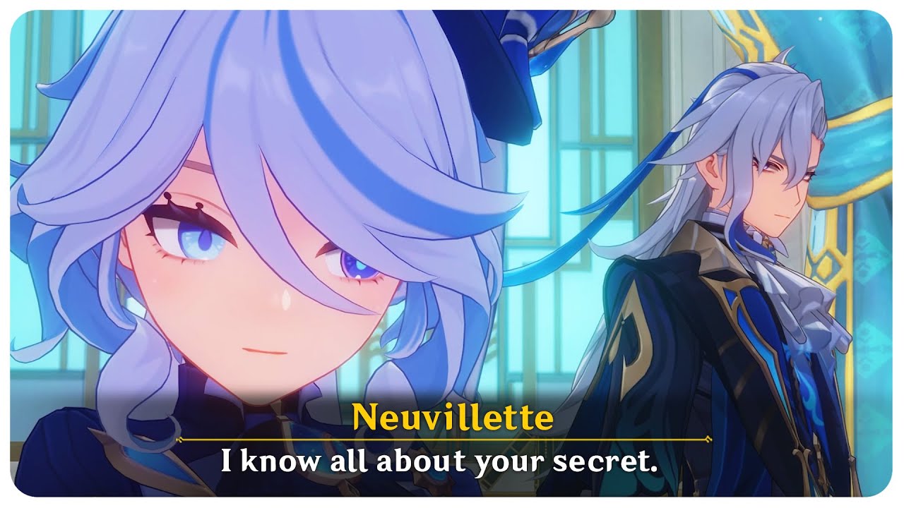 Furina and Neuvillete Arguing (Cutscene) Masquerade of the Guilty | Genshin Impact 4.2