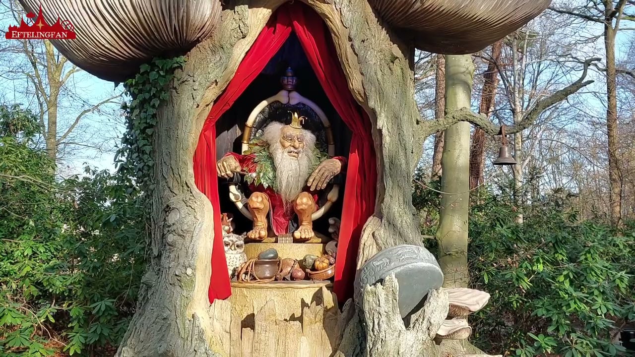 De trollenkoning heeft slecht nieuws in de Efteling.