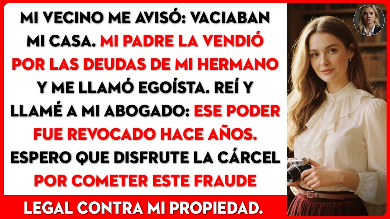 Papá vendió mi casa para mi hermano; yo respondí: 'Ese poder notarial fue revocado hace años'...