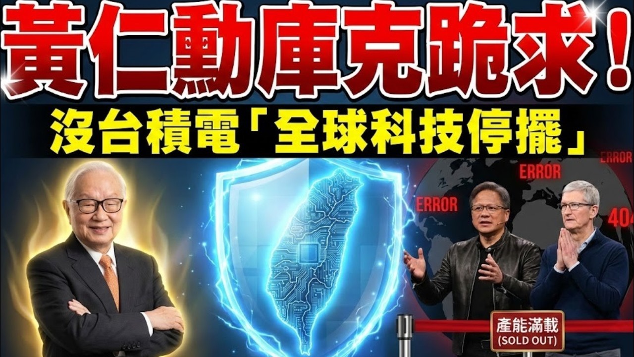 沒有台積電，全球科技直接停擺！黃仁勳、庫克排隊搶產能，台灣「矽盾」背後的血汗與榮耀