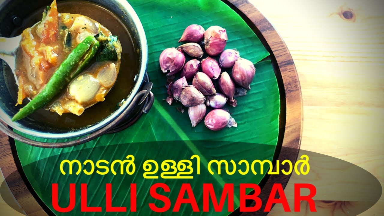 നാടൻ ഉള്ളി സാമ്പാർ // Nadan Ulli Sambar // Using Homemade Sambar Powder //