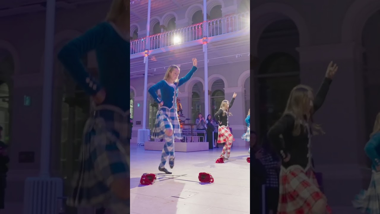 Scottish Dancers at National Museum of Scotland #dancer #scotland