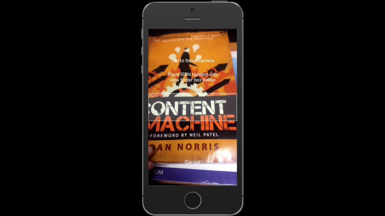 Use ASellerTool Scoutly scouting app to scan books without a barcode on an iPhone