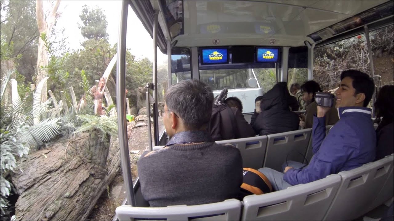 Peyton on the Studio Tour - Universal Studios Hollywood (December 16, 2012)