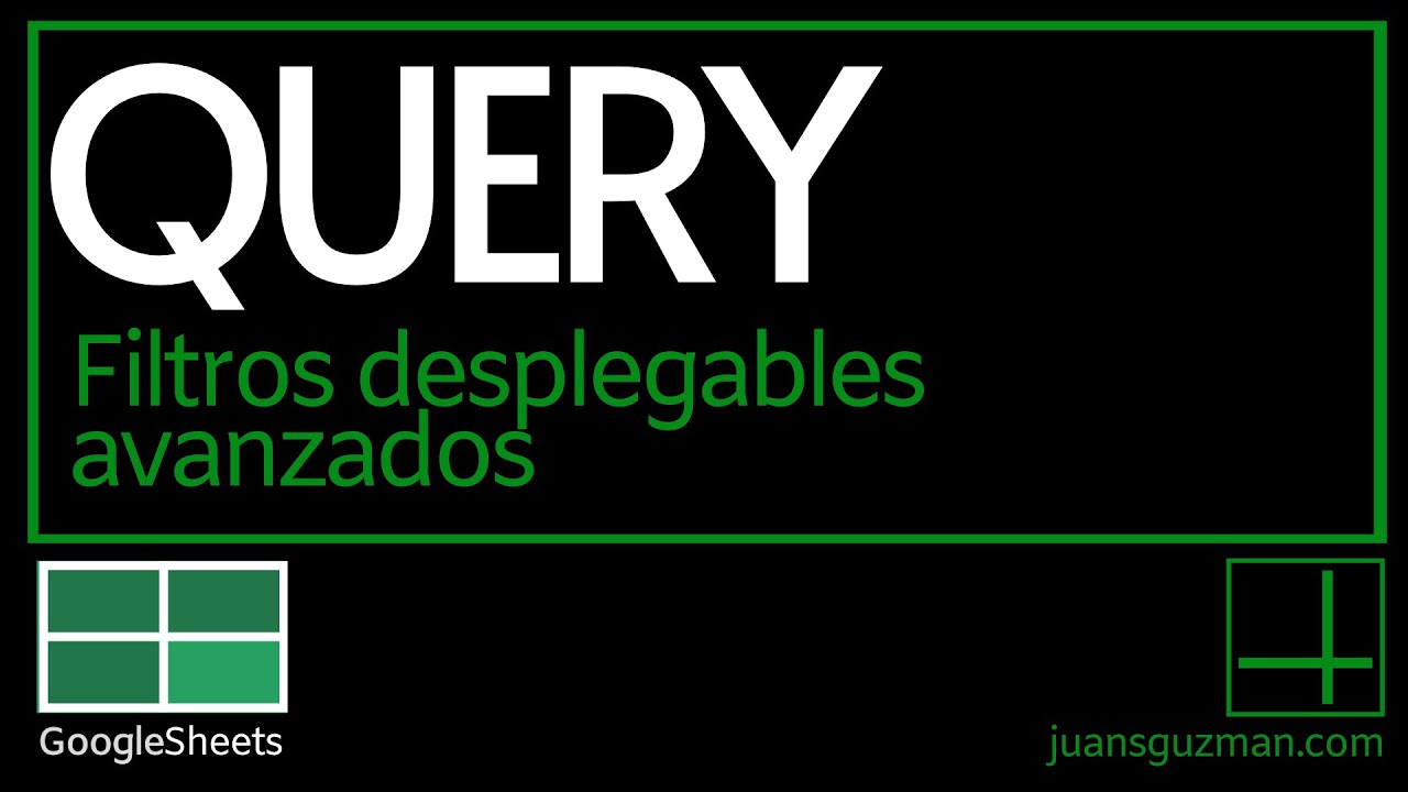Curso de QUERY en Google Sheets - Parte 9 - Listas desplegables con la opcion de 