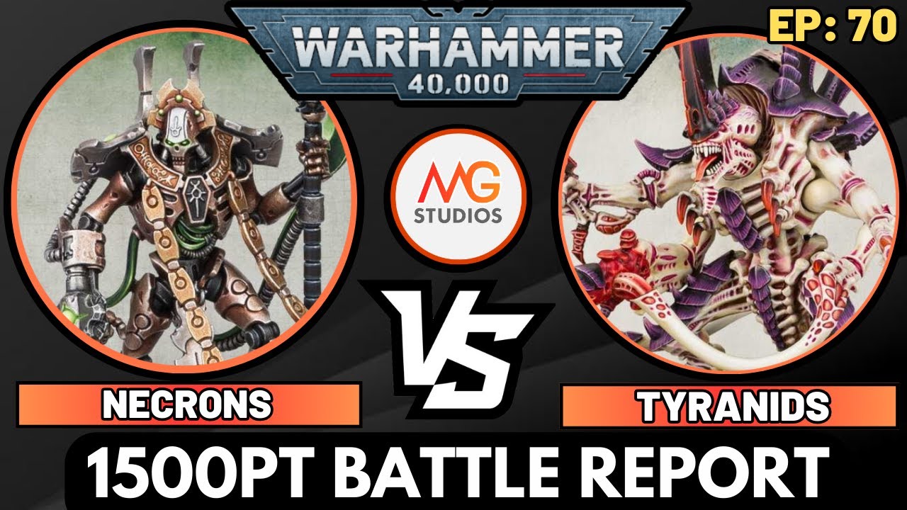 NEW Detachment Tyranids vs Necrons 1500pts | Warhammer 40k 10th Ed Battle Report Ep70