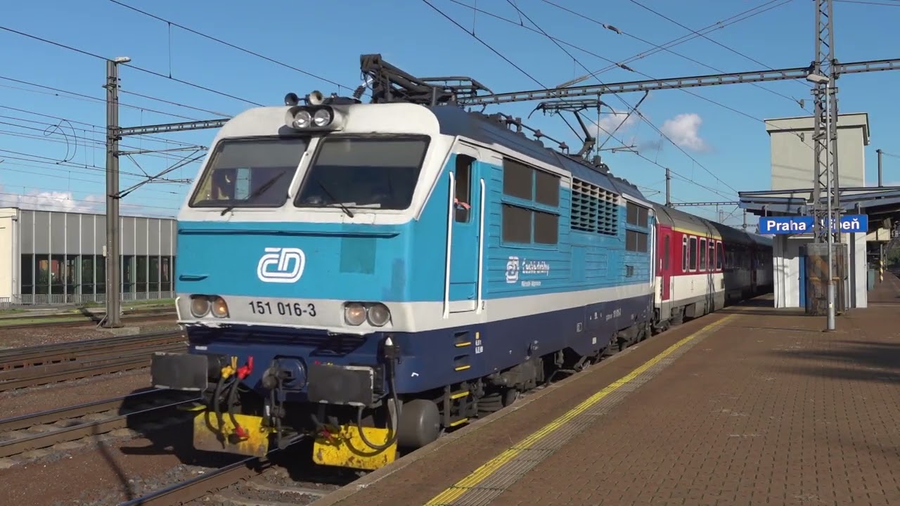 Европейские железные дороги: Выпуск 105 - отрывок. Чехия - поезда на станции Либень в Праге.