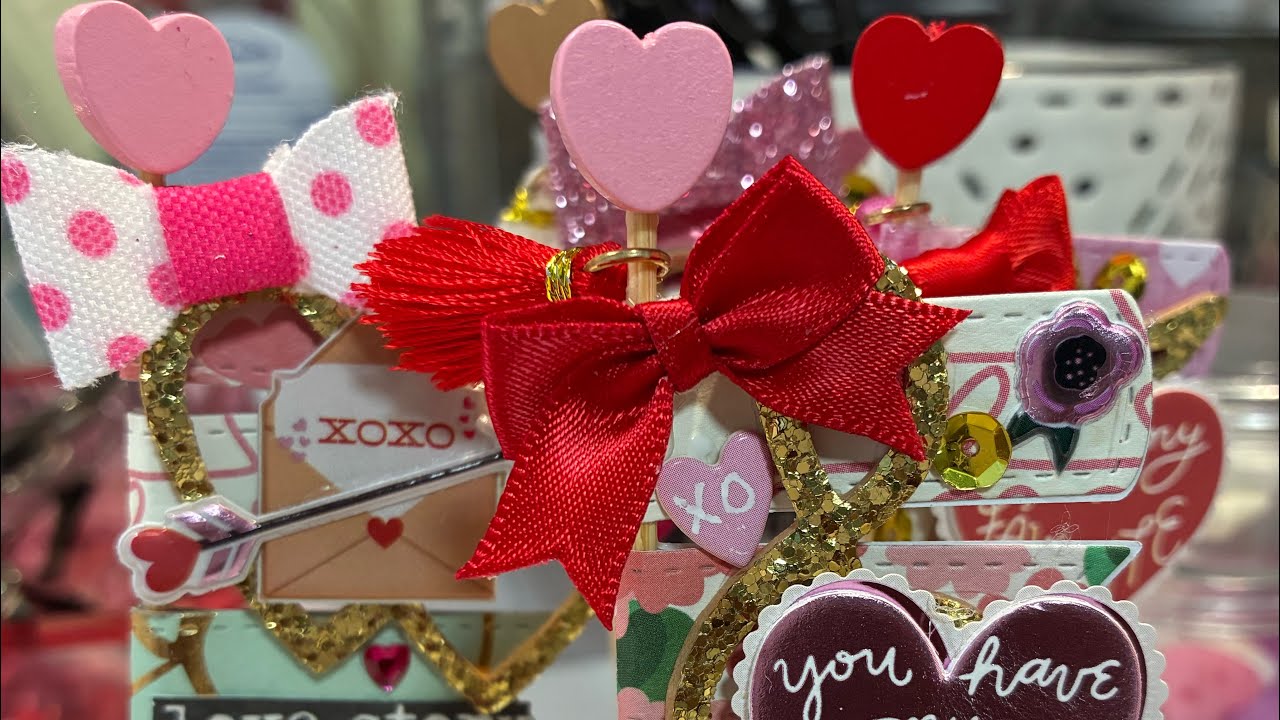 Valentine Pin Flags