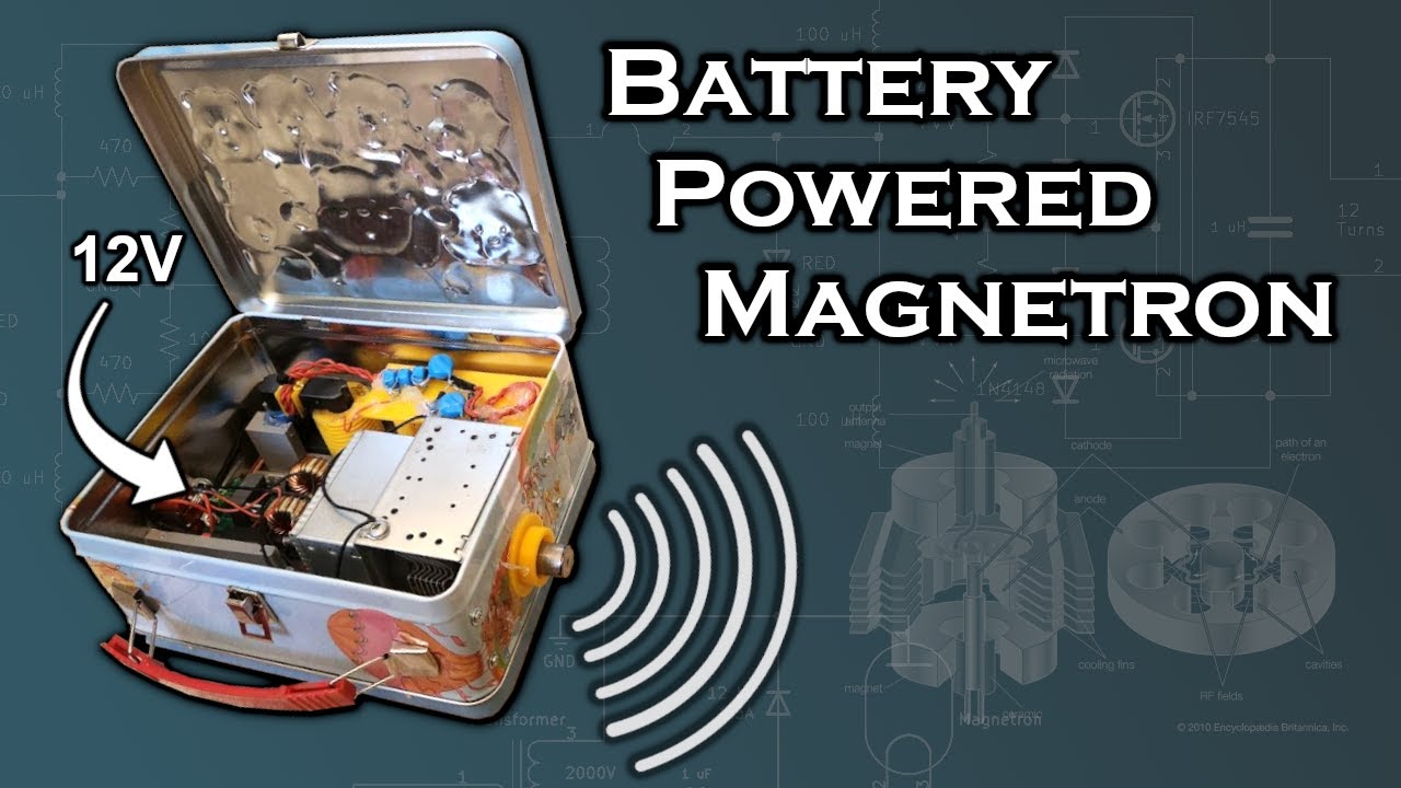 Battery-Powered Magnetron