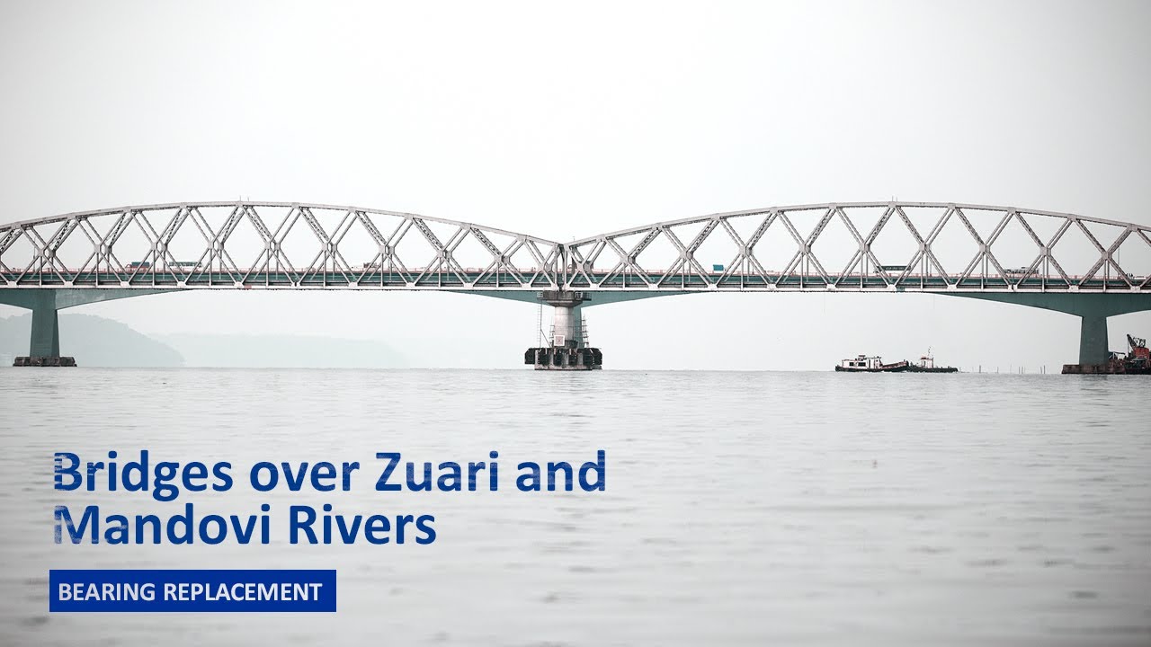 Bridges over Zuari and Mandovi River – Bearing Replacement Work Under Tight Schedule