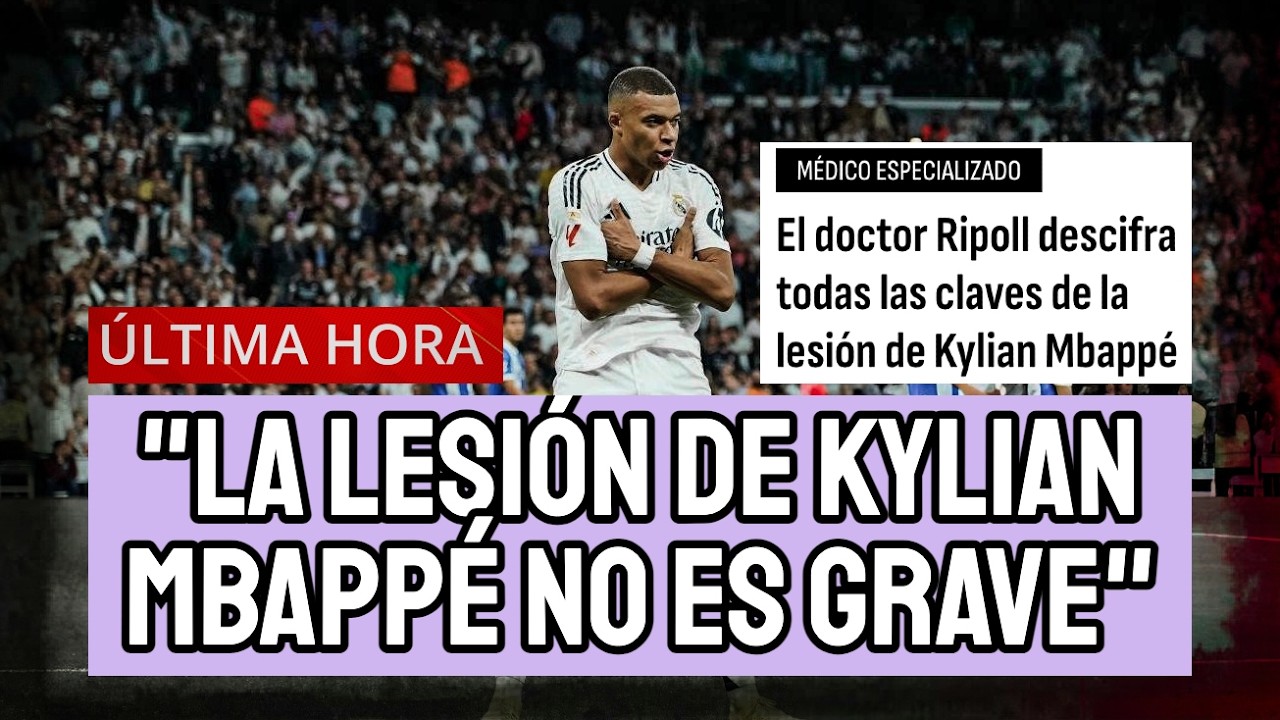 ÚLTIMA HORA REAL MADRID: DESVELAN LA REALIDAD DE LA LESIÓN DE MBAPPÉ | PULIDO SANTANA ANTE EL CELTA