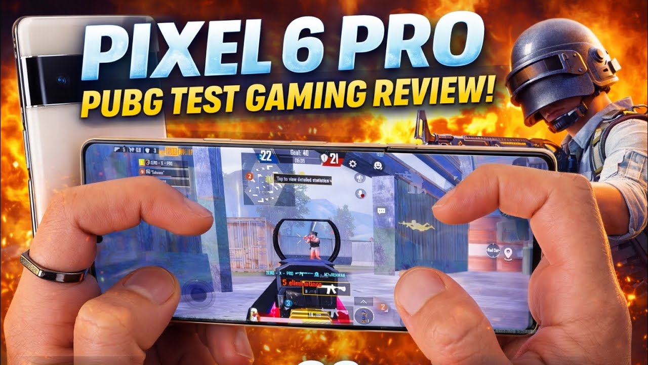 Google Pixel 6 Pro PUBG Gaming Test 🔥 60FPS | HDR Graphics | Smooth Performance