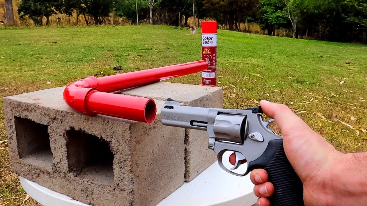 Curvando TIRO com CANO de PVC !!