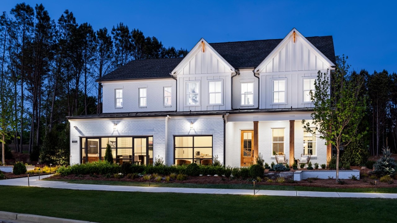 INSIDE A LUXURY FARMHOUSE STYLE TOLL BROTHERS MODEL HOUSE NEAR ATLANTA | $874,995+