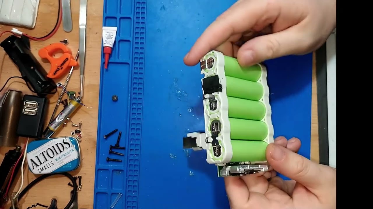 SAFELY Reviving an over-discharged Ryobi 18v battery