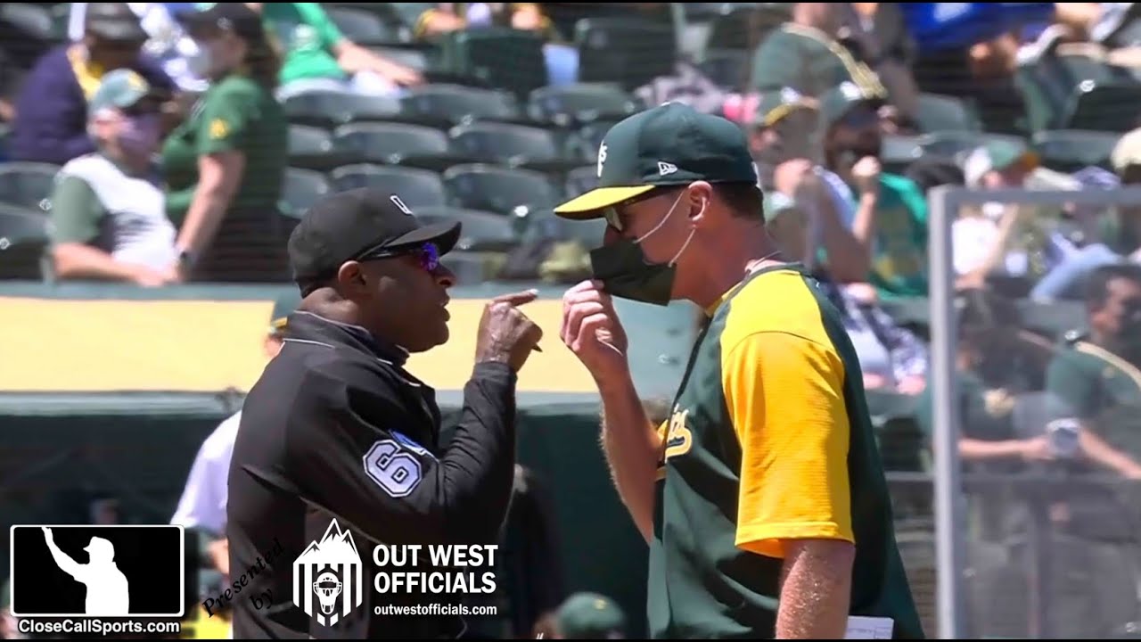 Ejection 050 - Umpire Alan Porter Ejects Athletics Manager Bob Melvin Under Mysterious Circumstances