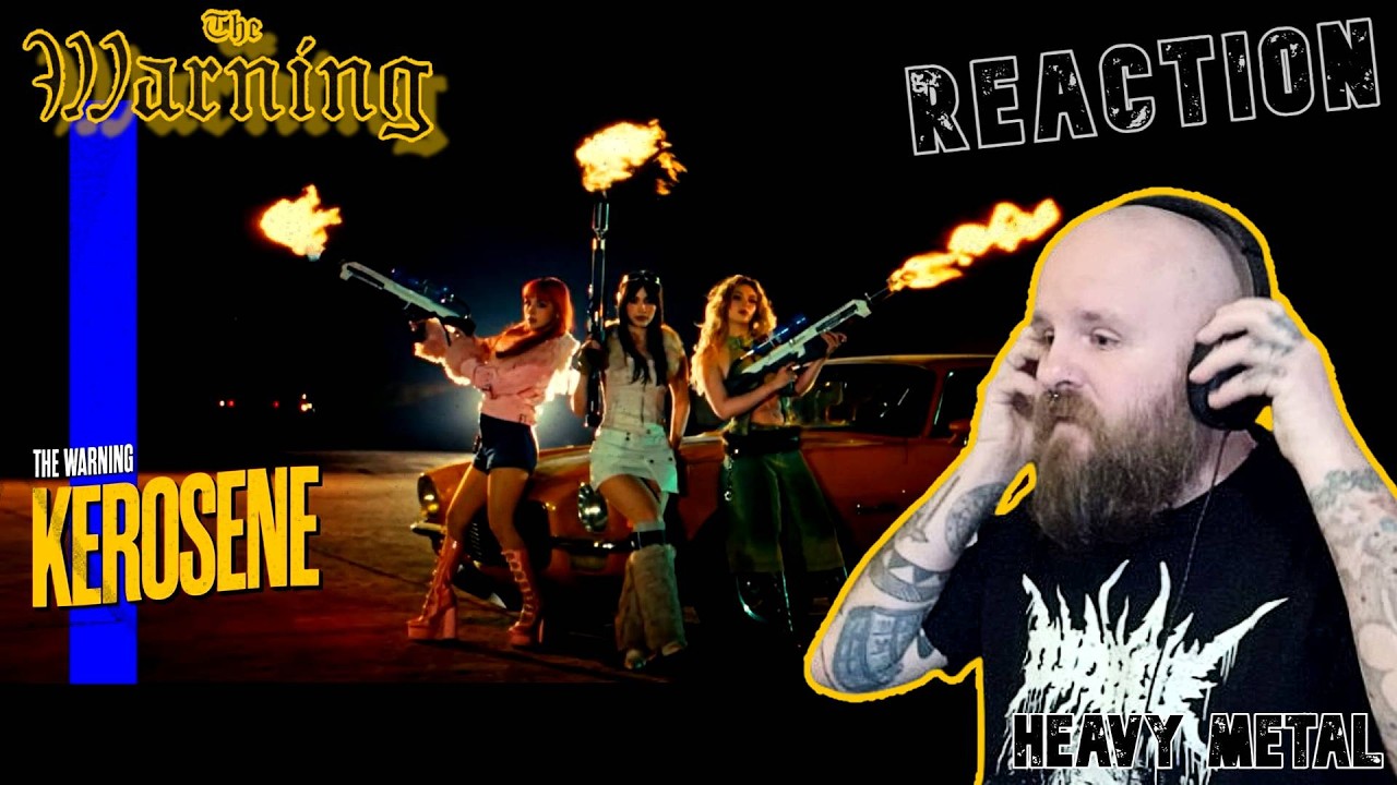 THE WARNING | All Female Mexican Heavy Metal | Kerosene | Reaction