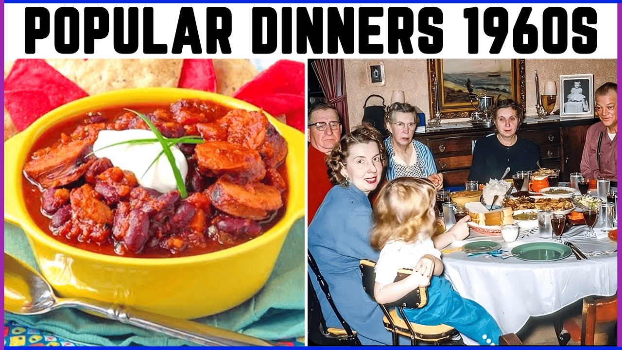 25 Working-Class Dinners From The 1960s That Have Faded Into History!