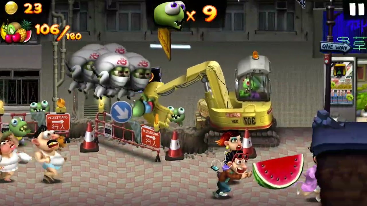 Zombie tsunami: eat 180 pieces of fruit! with the ninja 2 failed (weekend event) last part