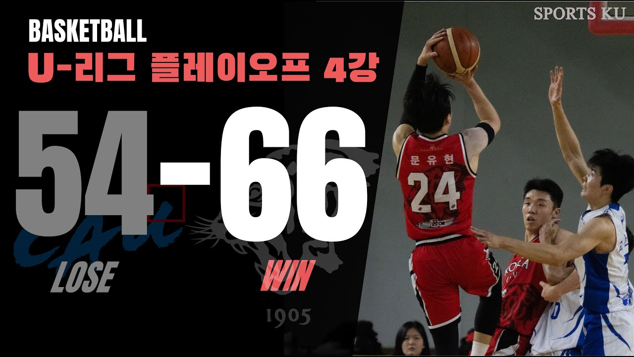 [농구] 2025 KUSF 대학농구 U-리그 P.O 4강 : 고려대vs중앙대 스케치