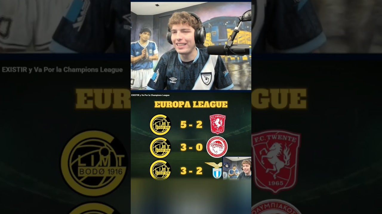 DAVO REACCIONA AL BODO GLIMT #lacobraaa #davooxeneize #kick #futbol #argentina #shorts #clips