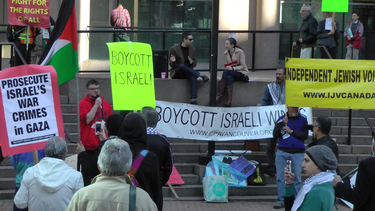 Palestine Solidarity Rally Vancouver Oct 23 Opening