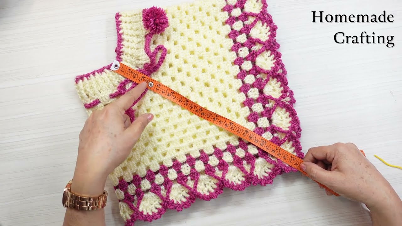 Crochet 1 year old baby Poncho | designer poncho | winter poncho | stylish poncho
