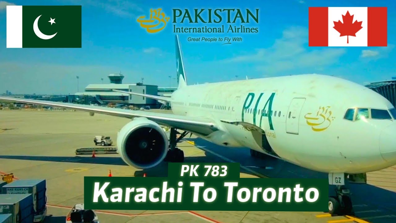 ✈️ Trip Report | Pakistan to Canada | Karachi - Toronto | PIA Economy Class | B777- 240LR PIA