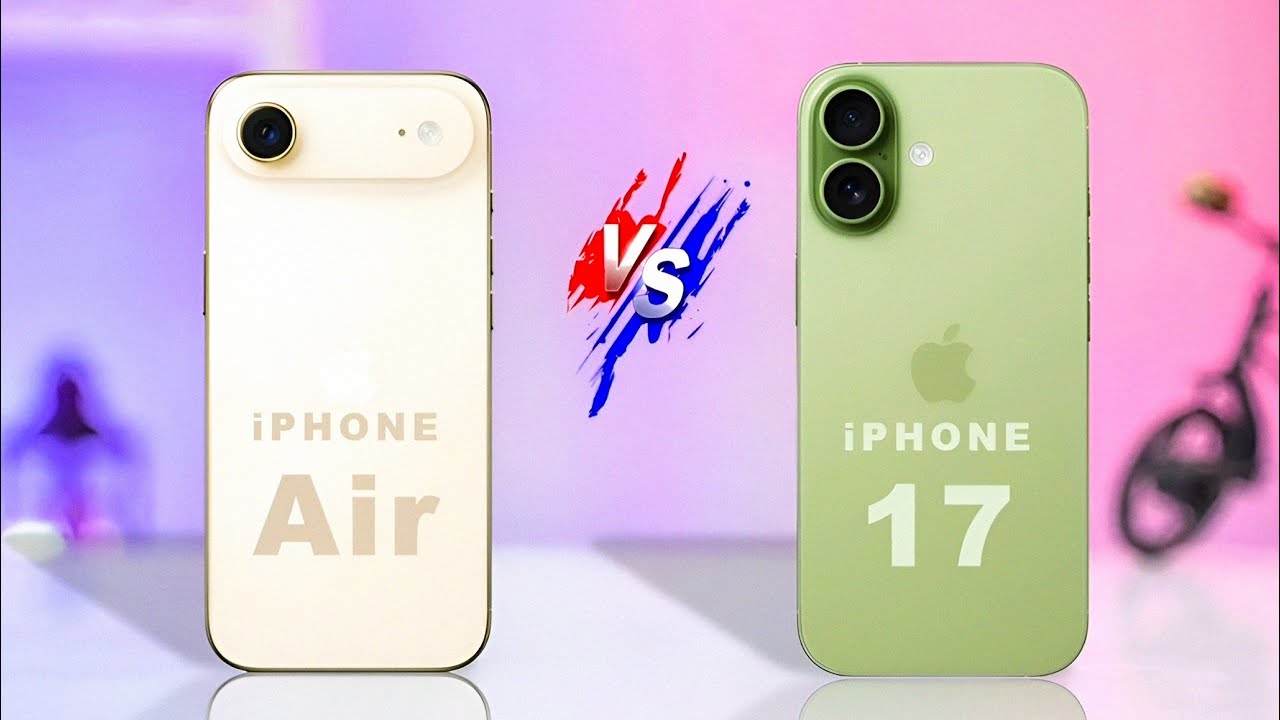 iPhone Air vs iPhone 17 ⚡ Full Comparison | Camera, Gaming, Battery & Performance Test!