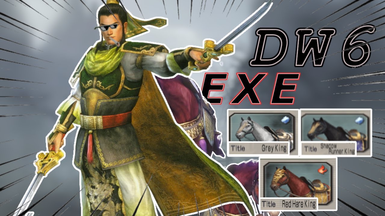 DYNASTY WARRIOR 6 EXE - Getting 3 Horse King Title