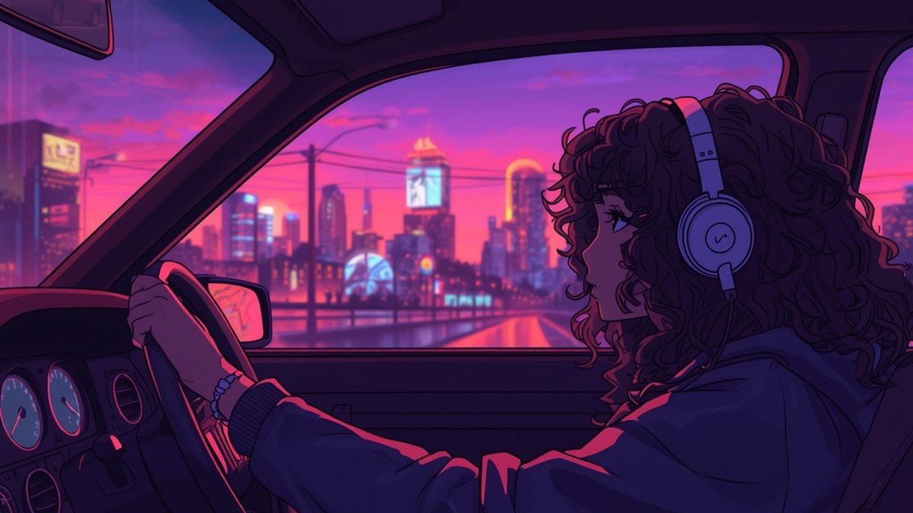 Lofi Princess Night Drive 🌇 | Chill Beats While Cruising Through the City