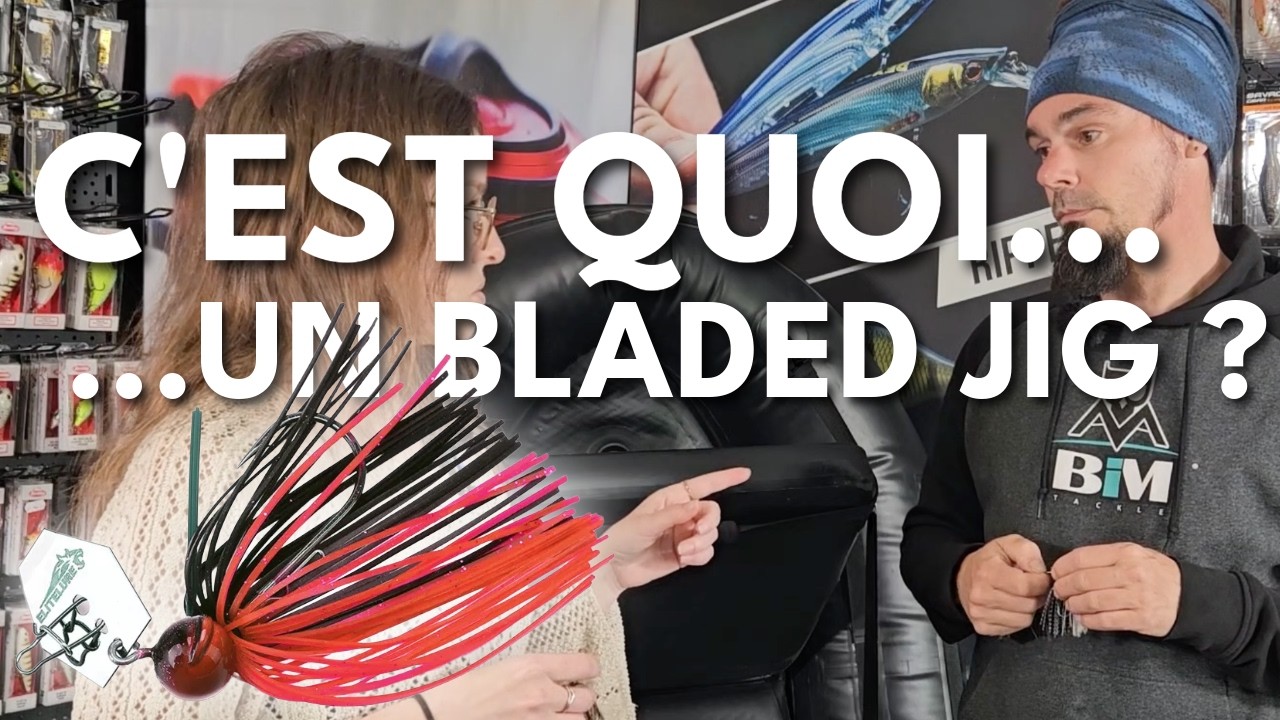 C'est quoi un bladed jig (chatterbait) ? avec Matthias Lothy