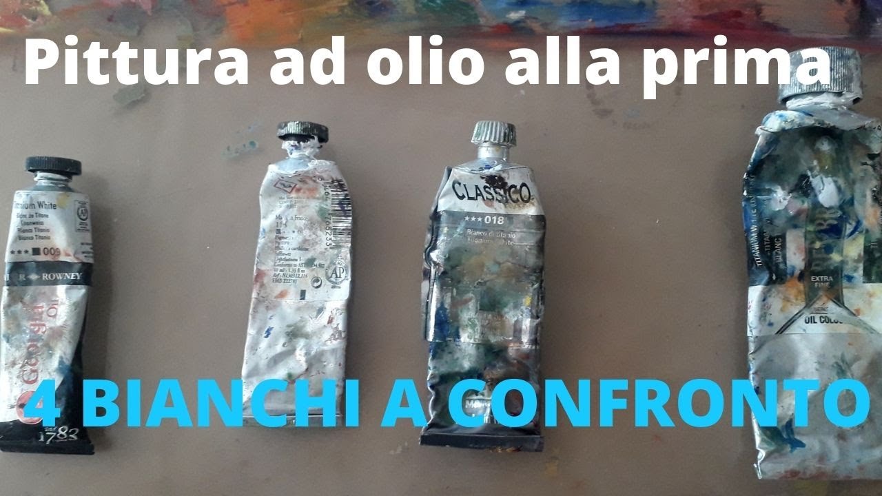 Pittura alla Prima - 4 bianchi a confronto