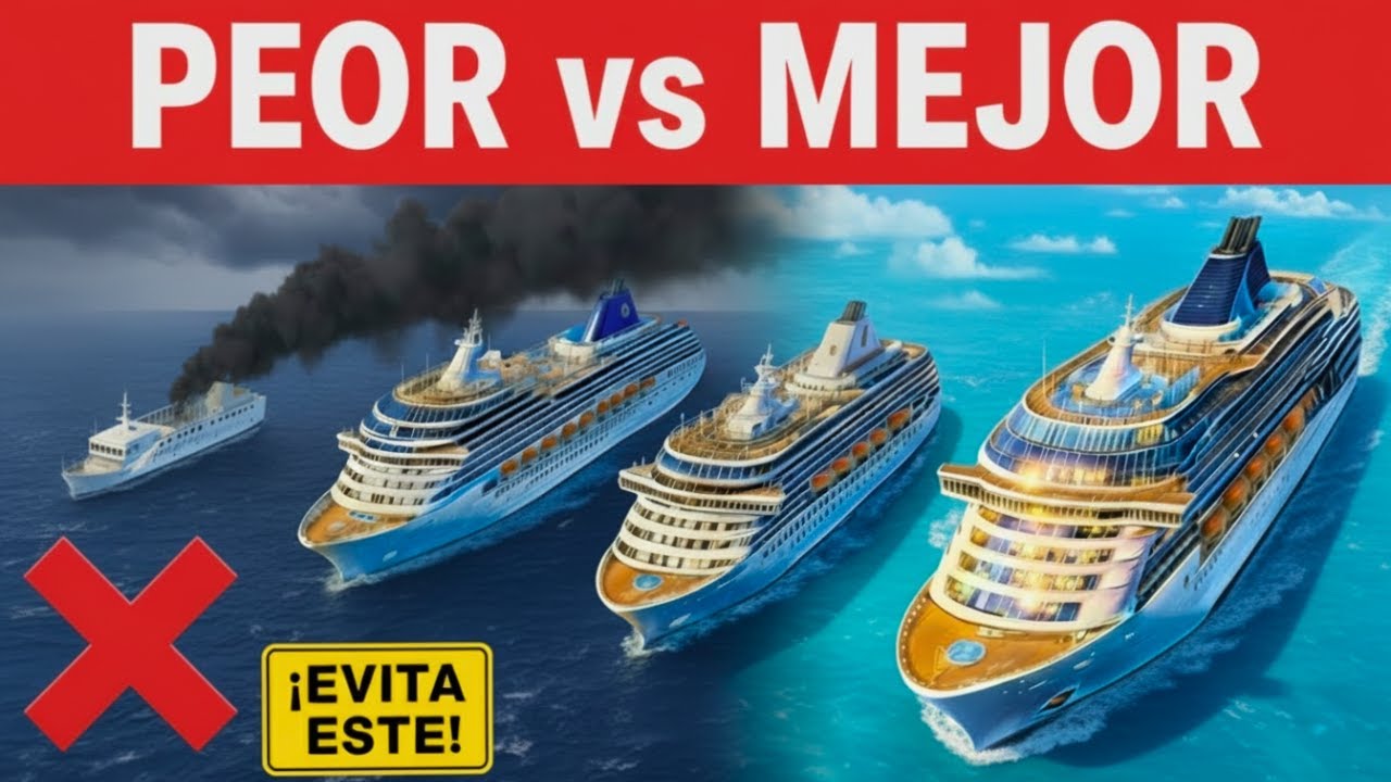 🚢 Las MEJORES y PEORES líneas de Cruceros 2025 (según viajeros reales)