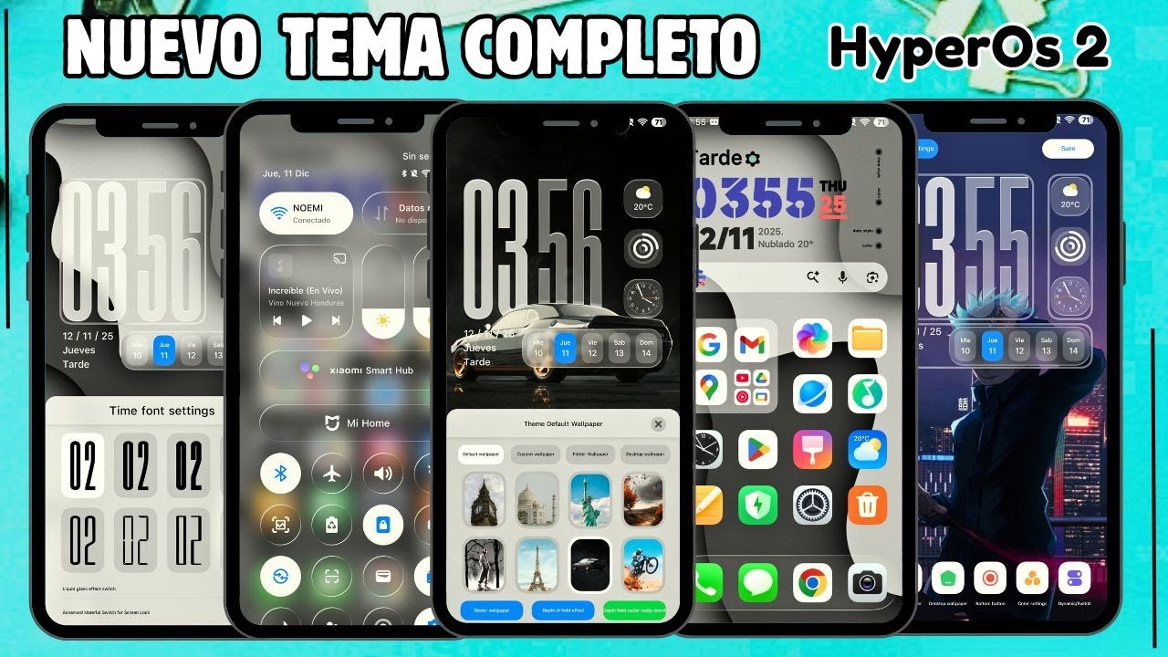 Super Completo!! Nuevo Tema Global Personalizable para tu Xiaomi - Redmi - Poco