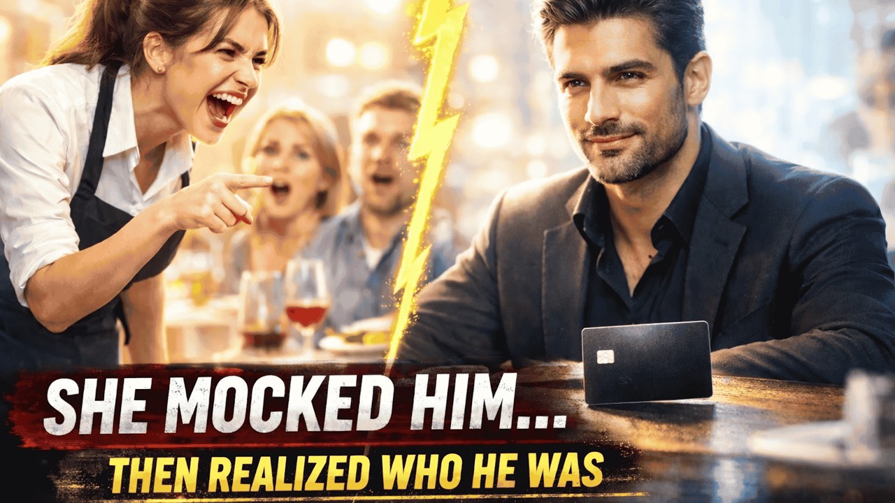 She Mocked the Quiet Man… Then the Whole Restaurant Went Silent