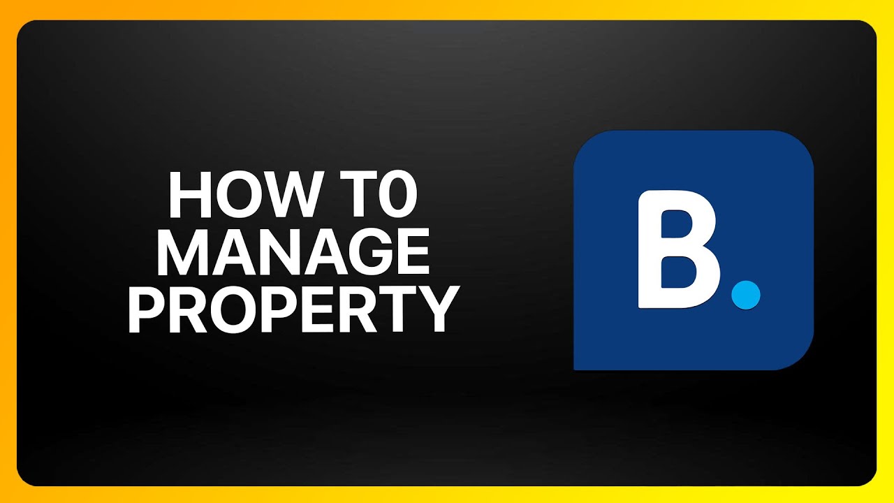 How To Manage Property On Booking.com Tutorial
