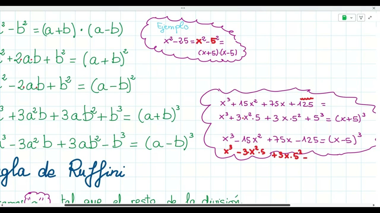Factorización de polinomios Parte1