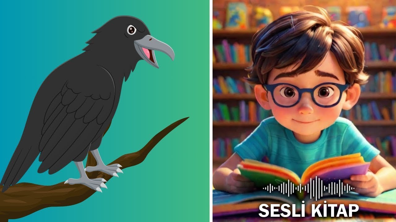 Güzel Karga | Çocuk Hikayeleri | Eğitici Masallar | Hayal Gücü | Kitaplar | Çocuklar İçin Eğitim