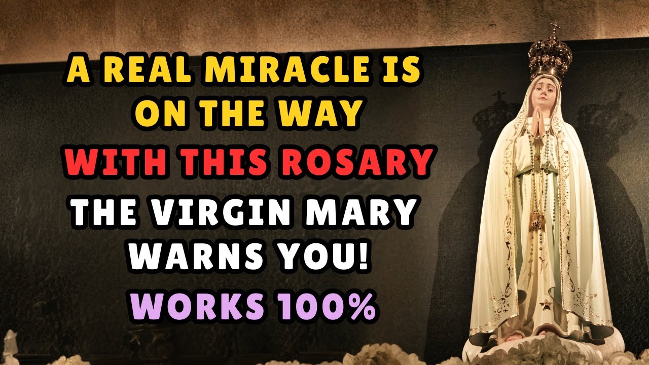 👑 GET READY! A REAL MIRACLE IS ON THE WAY WITH THIS ROSARY (THE VIRGIN IS WARNING YOU!) 🎁