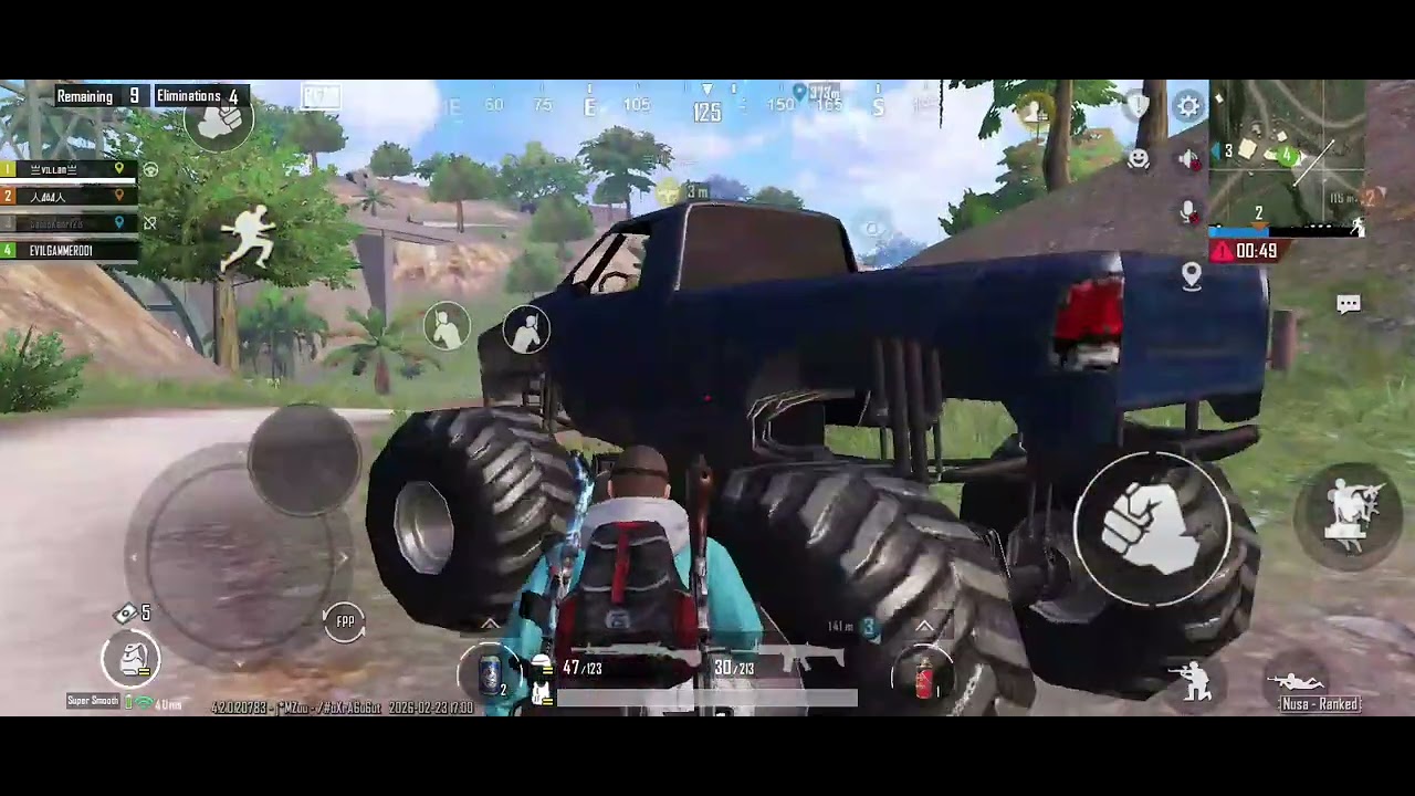 Nusa map full match. 5+, kill chicken dinner #bgmi #trending #clutch #noob_to_pro 